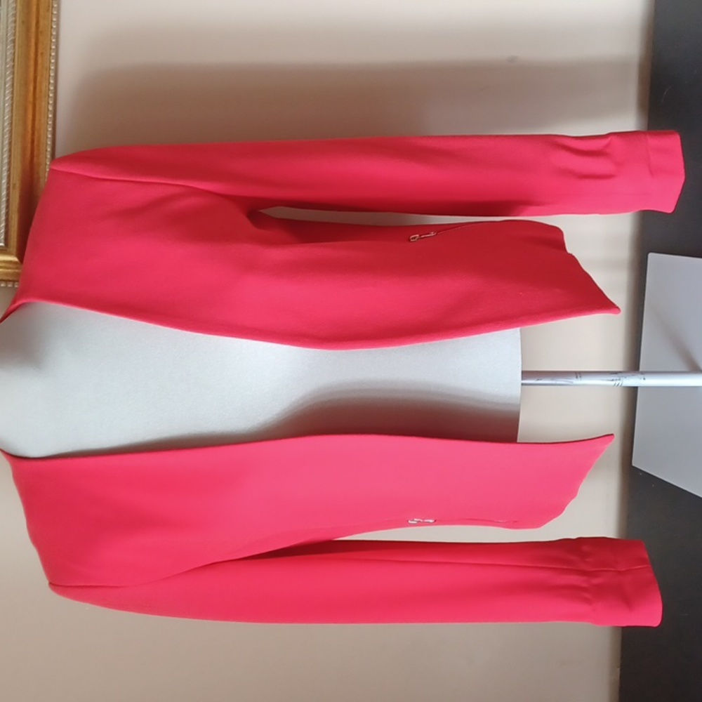 Contemporaine Orange red blazer Size M - Picture 2 of 10